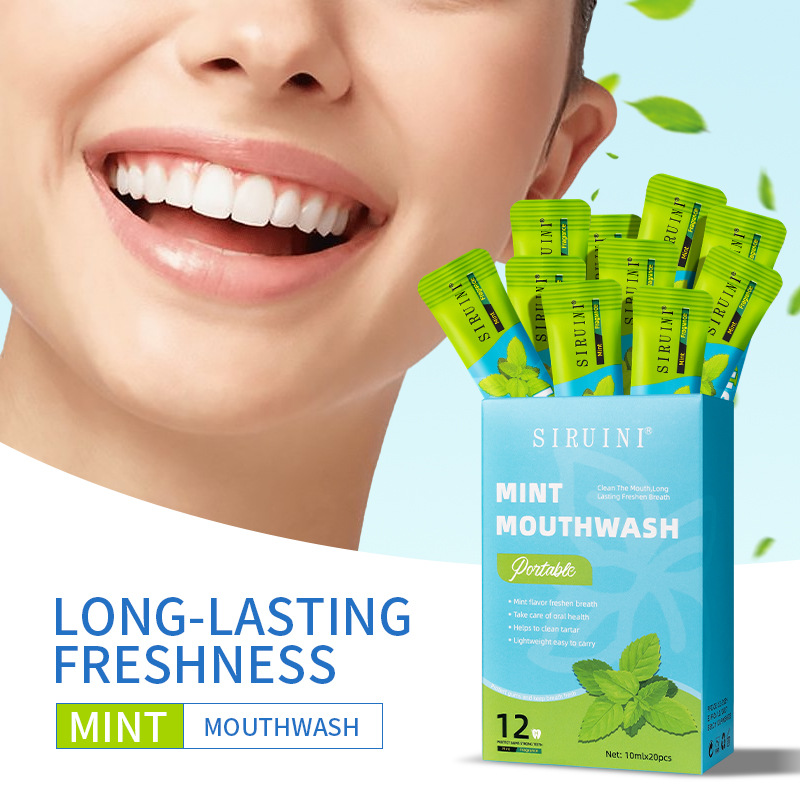 Whitening Mouthwash - 20 Buah Obat Kumur Sekali Pakai
