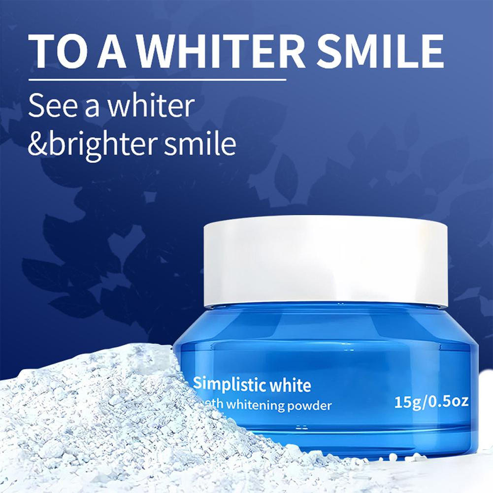 Teeth Paint Whitening - Bubuk Pemutih Gigi Putih Sederhana, Bubuk