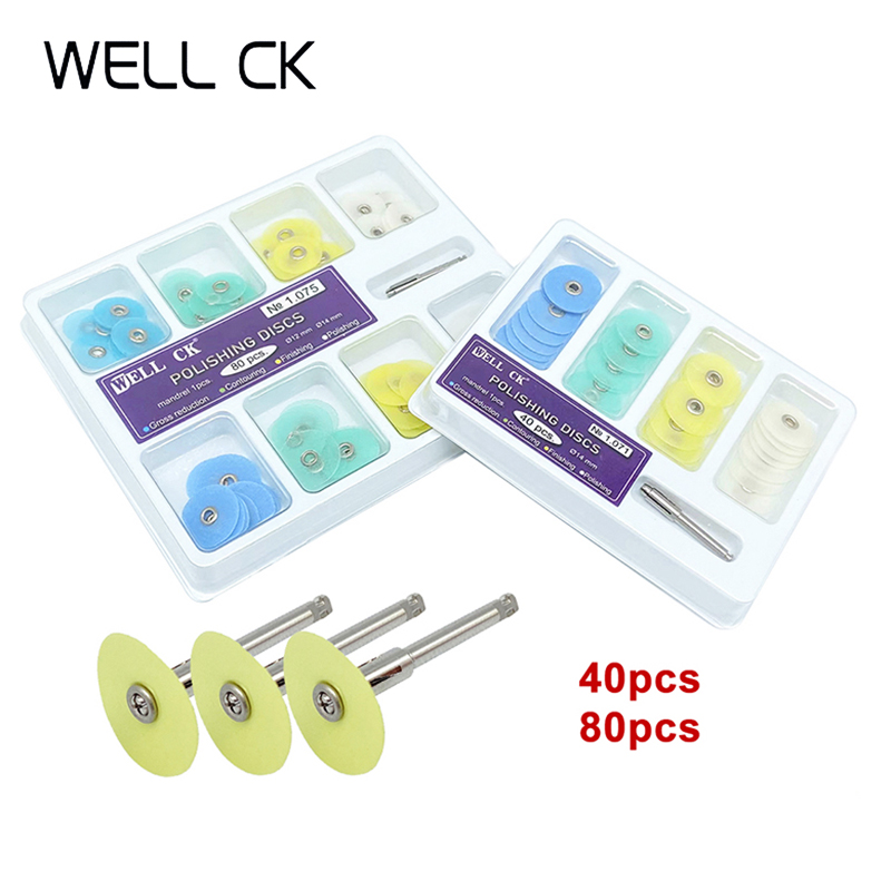 Teeth Whitening Professional - WELL CK 40/80 Buah Pemoles Gigi