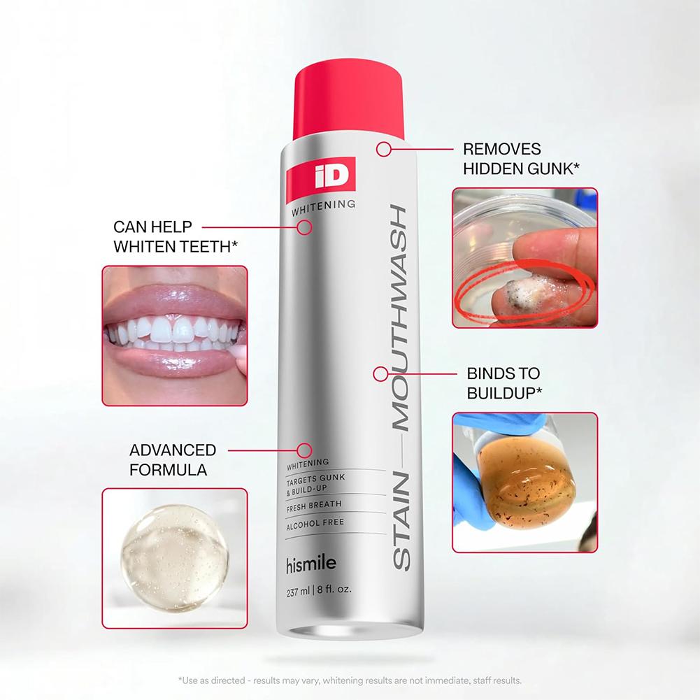 Whitening Mouthwash - Hismile iD Obat Kumur Bebas Alkohol
