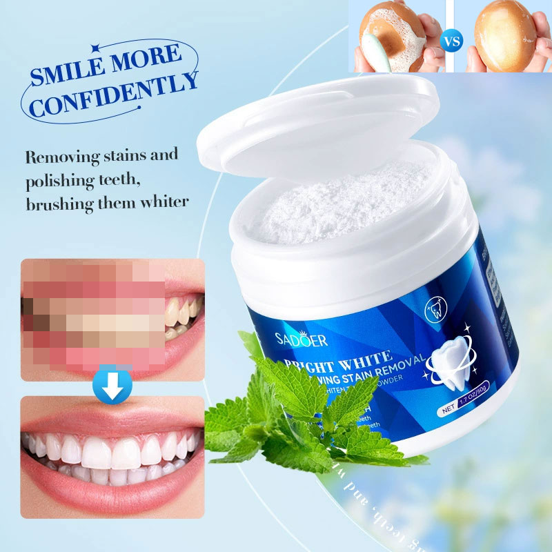 Teeth Whitening Baking Soda - Bubuk Pemutih Gigi Pemutih Gigi Kuning
