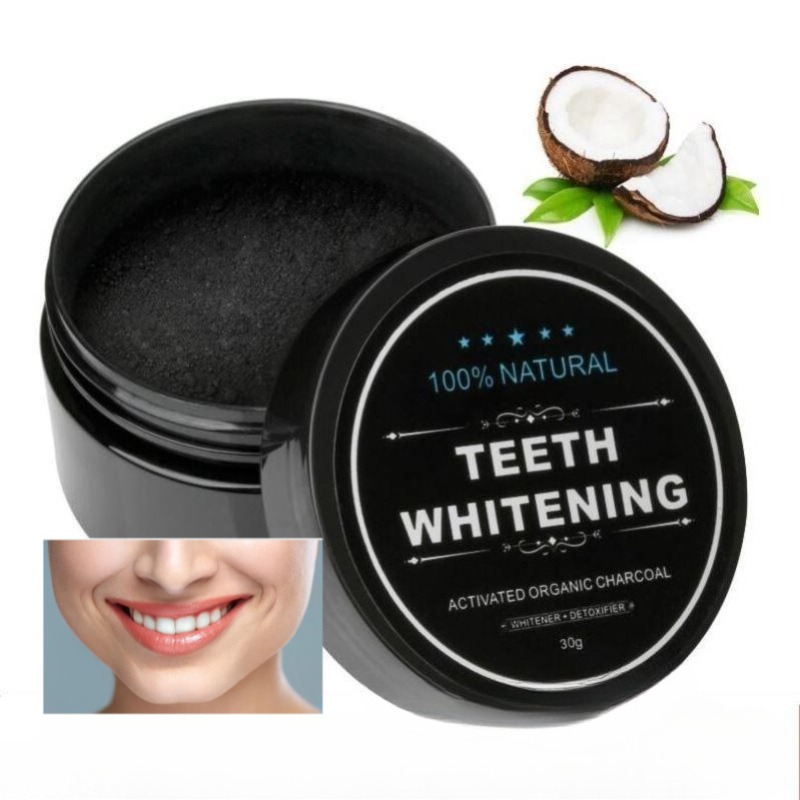 Teeth Paint Whitening - 1 Kotak Bubuk Pemutih Gigi Arang