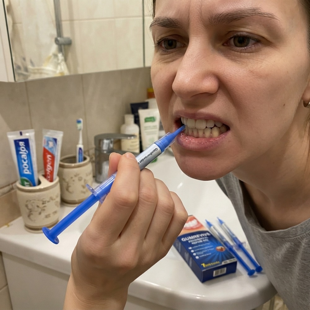 Teeth Whitening Gel Peroxide - GUMREVIVE Gel Perawatan Periodontal, Peremajaan Gusi,