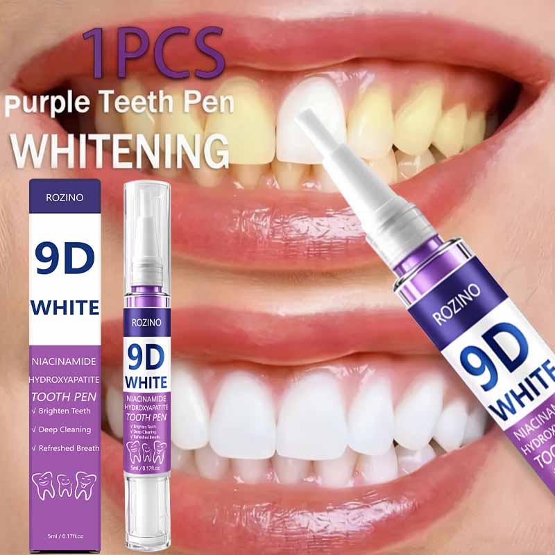 Teeth Paint Whitening - ROZINO 9D Pena Pemutih Gigi Niacinamide