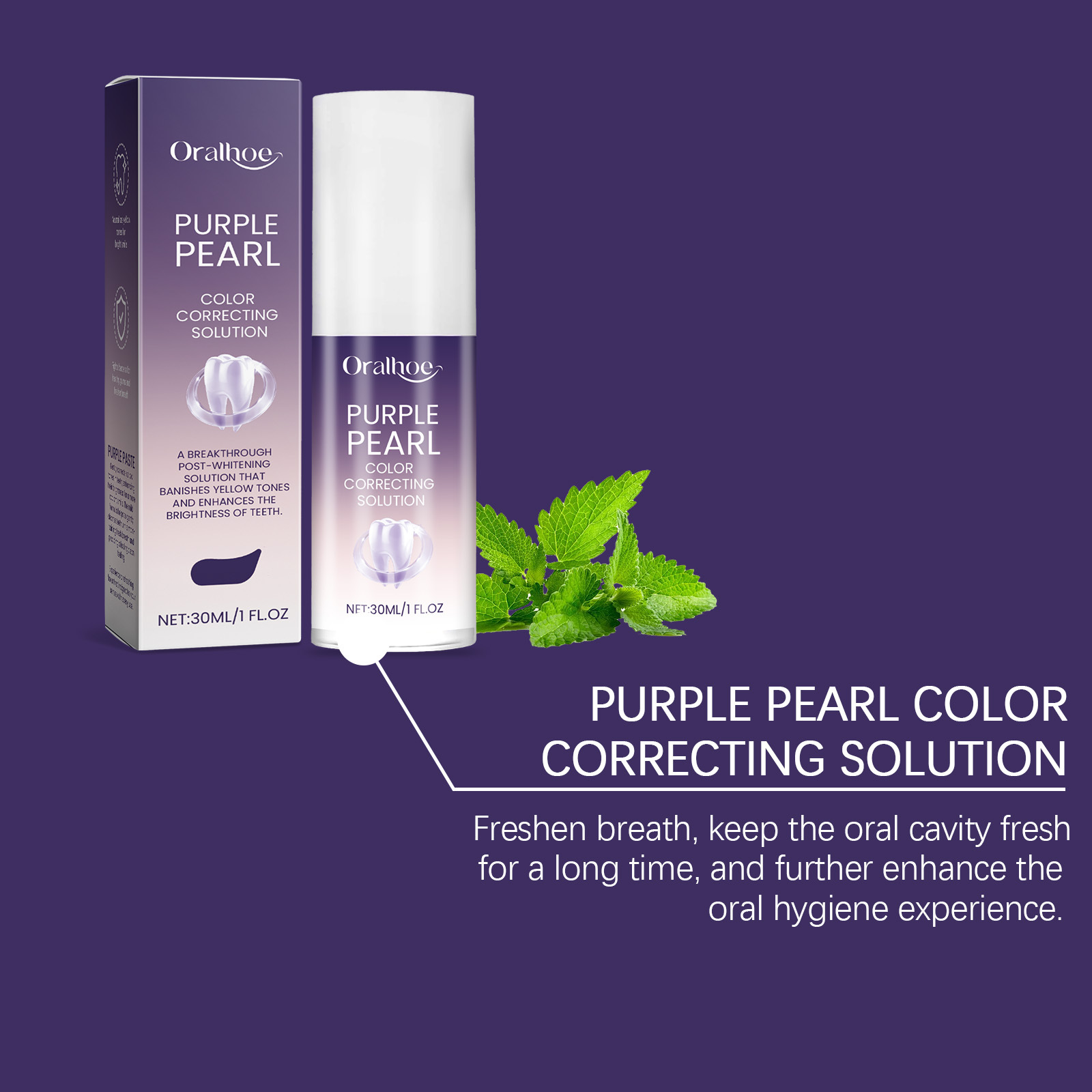 Teeth Whitening Mousse - Teknologi Mousse Pemutih Gigi Ungu Baru