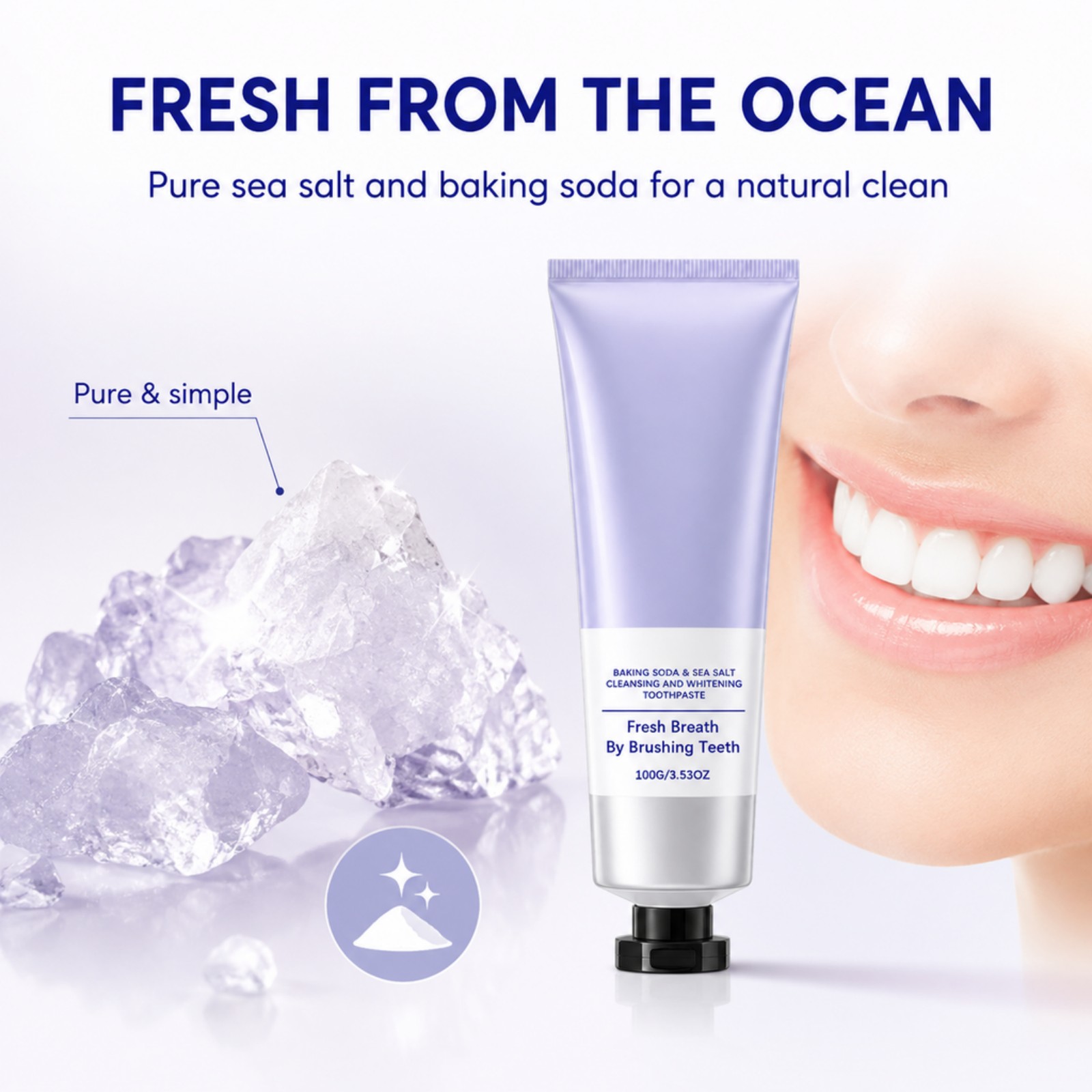 Pasta Gigi Garam Laut Baking S - Teeth Whitening Baking Soda ulasan dan harga