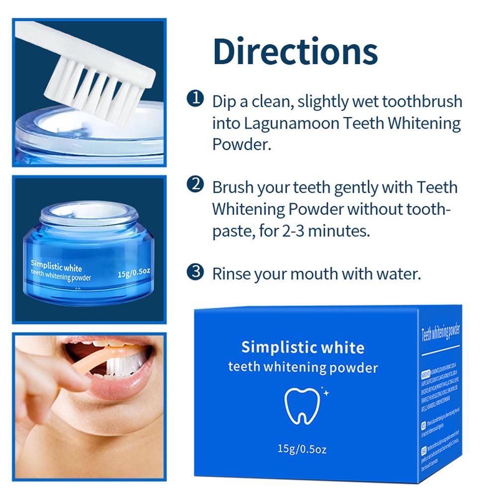 15g Bubuk Pemutih Gigi Premium - Teeth Paint Whitening ulasan dan harga