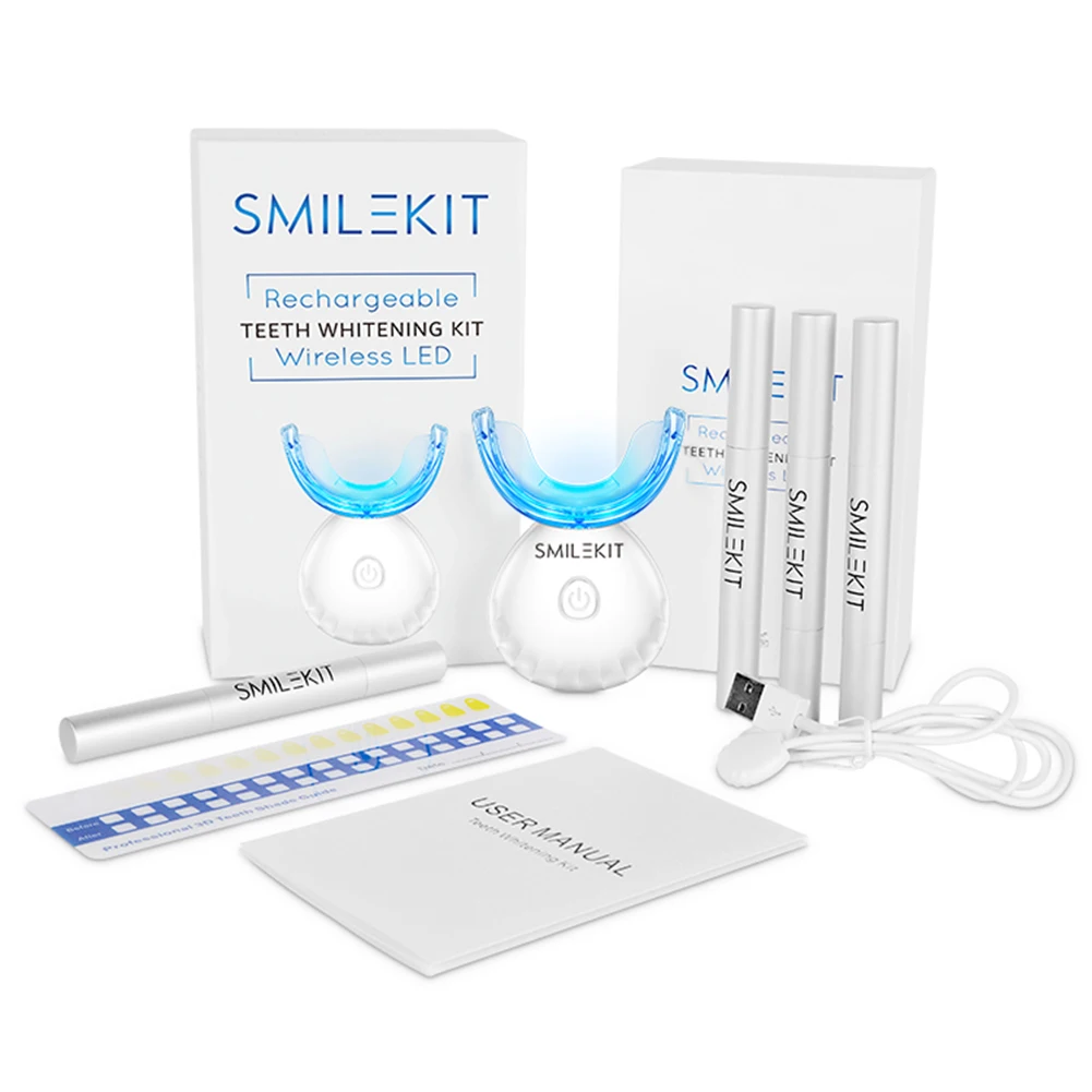 Kit pemutih gigi Mini 16 LED c - Teeth Whitening Gel Peroxide ulasan dan harga
