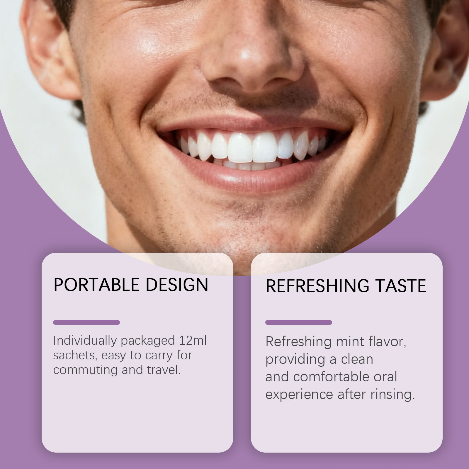 Pencuci Mulut Ungu Untuk Pemut - Whitening Mouthwash ulasan dan harga