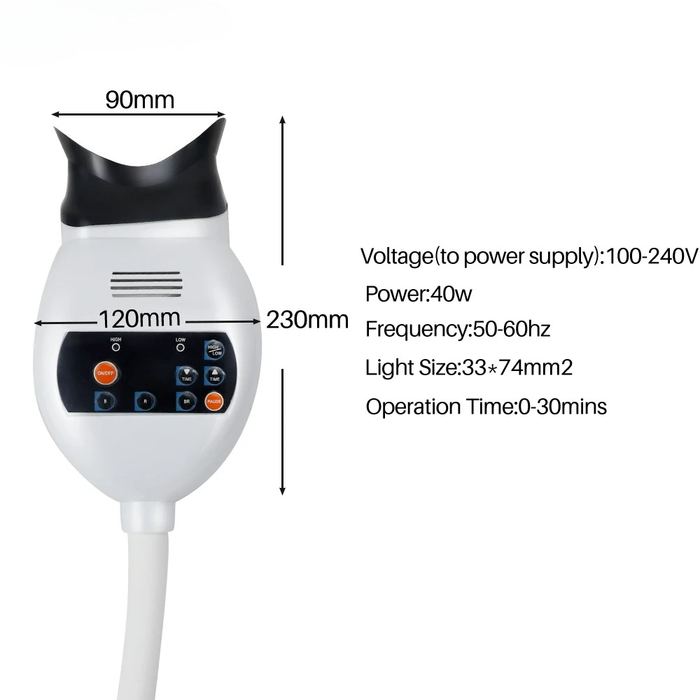 Lampu Pemutih Gigi LED 3 Warna - Teeth Whitening Professional ulasan dan harga