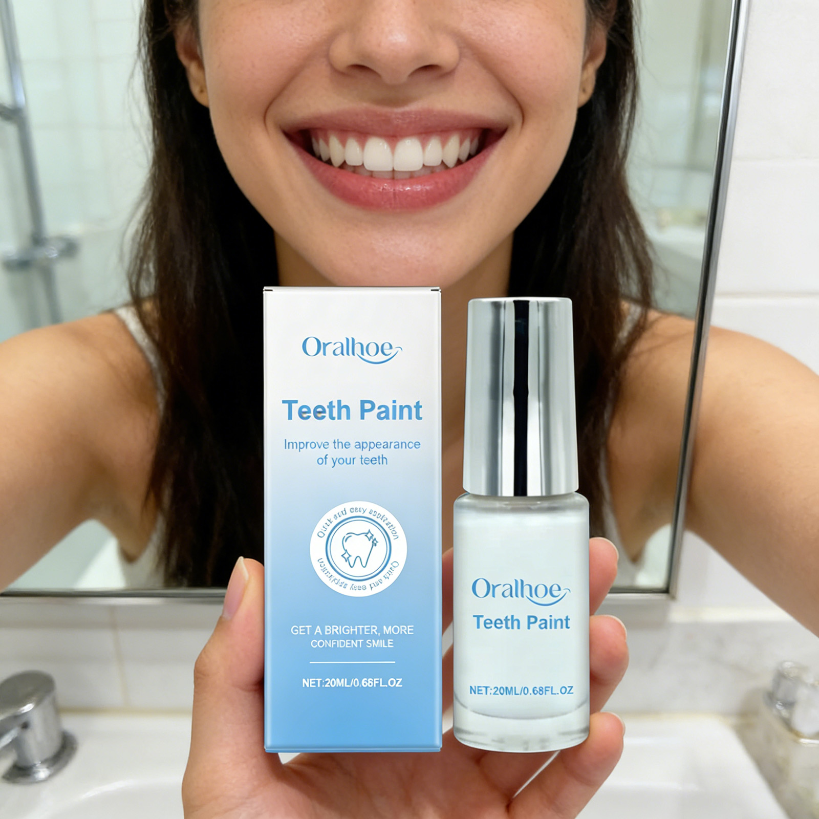 Cat Pemutih Gigi 20ml - Penghi - Teeth Paint Whitening ulasan dan harga