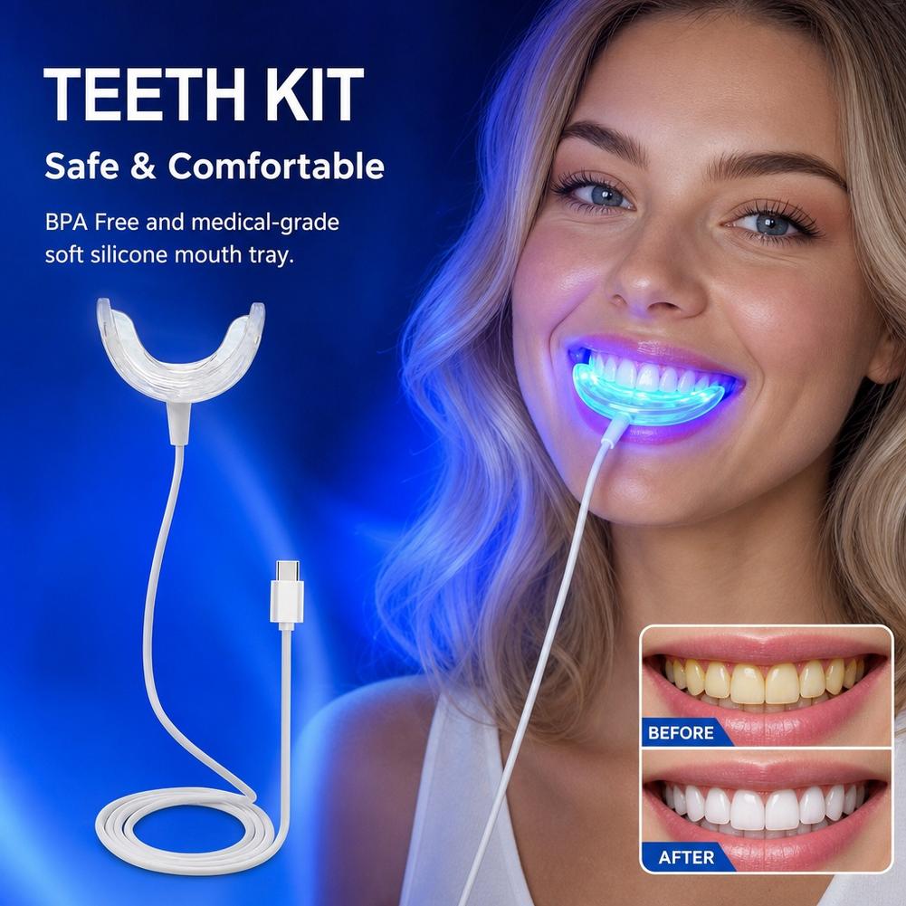 Perangkat Pemutih Gigi dengan  - Teeth Whitening Accelerator ulasan dan harga