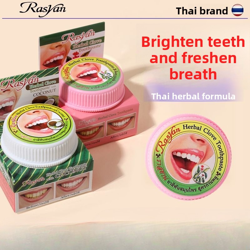 Bubuk Gigi Cengkeh/Kelapa Thai - Teeth Paint Whitening ulasan dan harga